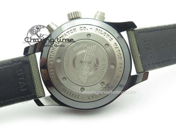 MIROTIME 0707 Pilot Top Gun Miramar IWC388002 ZF 1:1 Best Edition Ceramic Case On Nylon Strap A Practical 7345